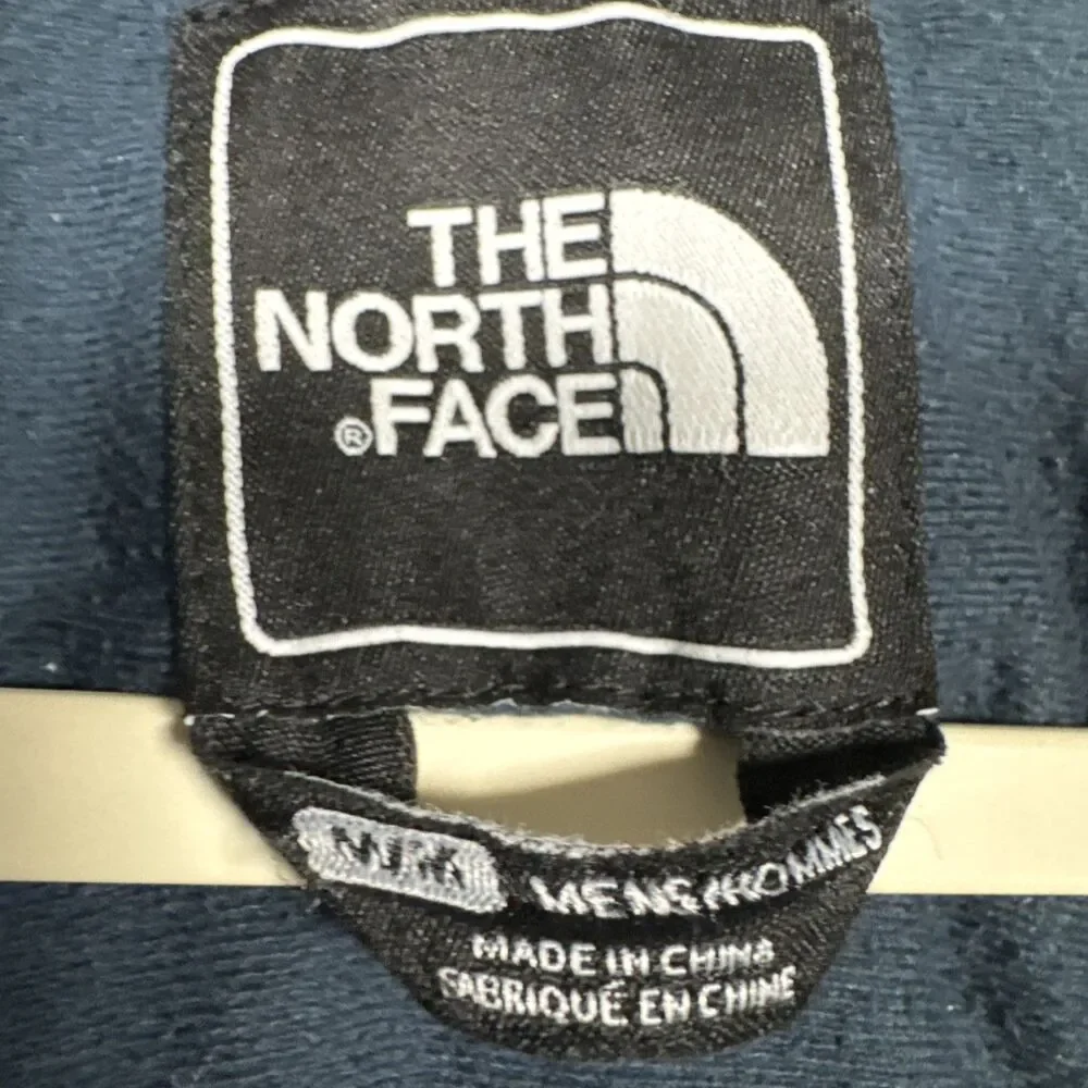 North Face Men's Novelty Nuptse Jacket -  Down Lining Medium Denim Pattern
